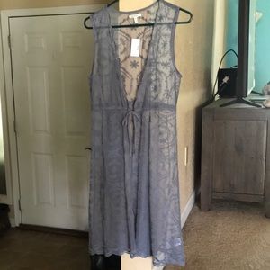 Maurices new with tags long sheer vest